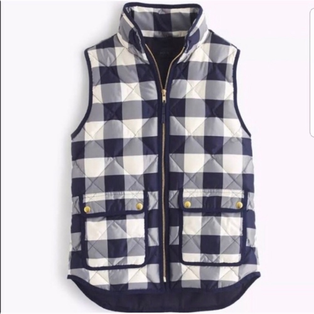 J. Crew Plaid Vest